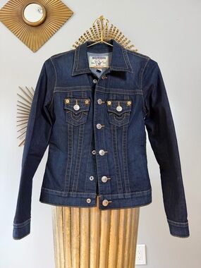 True Religion - Dark Blue Denim Jean Jacket